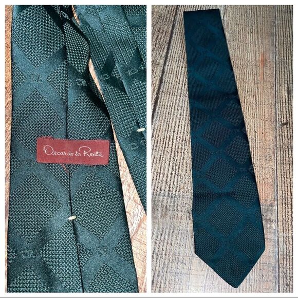 3 Oscar de la renta mens tie bundle - Picture 2 of 16